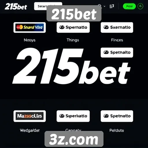 Métodos de pagamento disponíveis no 215bet