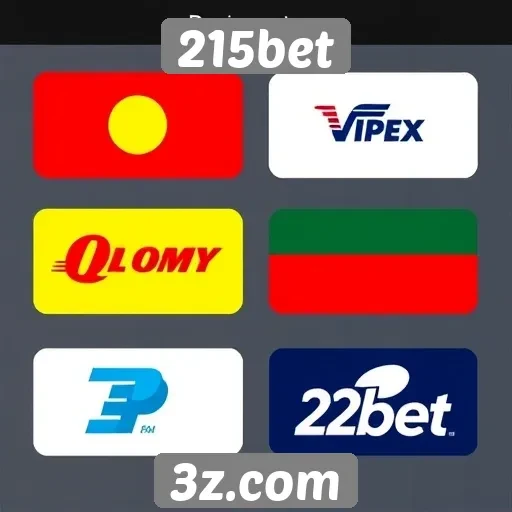 Opções de pagamento disponíveis no 215bet