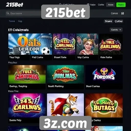 Jogos mais populares disponíveis na 215bet